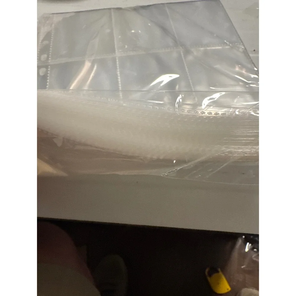 8 Bags of Sleeves Card Protectors &‎ 9-Pocket Pages Clear 91x66mm Acid Free